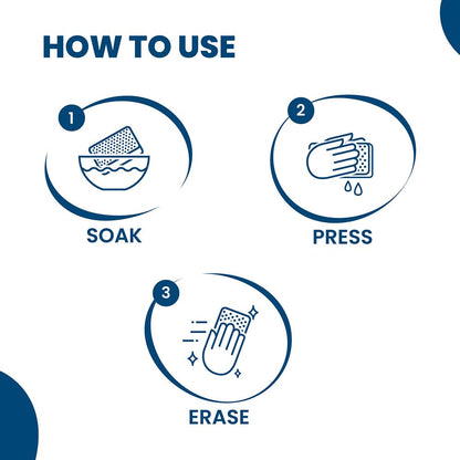 Magic Eraser | Pack of 4 | No Scratch Multi-Surface Cleaning Sponge