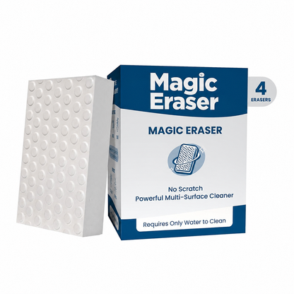 Magic Eraser | Pack of 4 | No Scratch Multi-Surface Cleaning Sponge